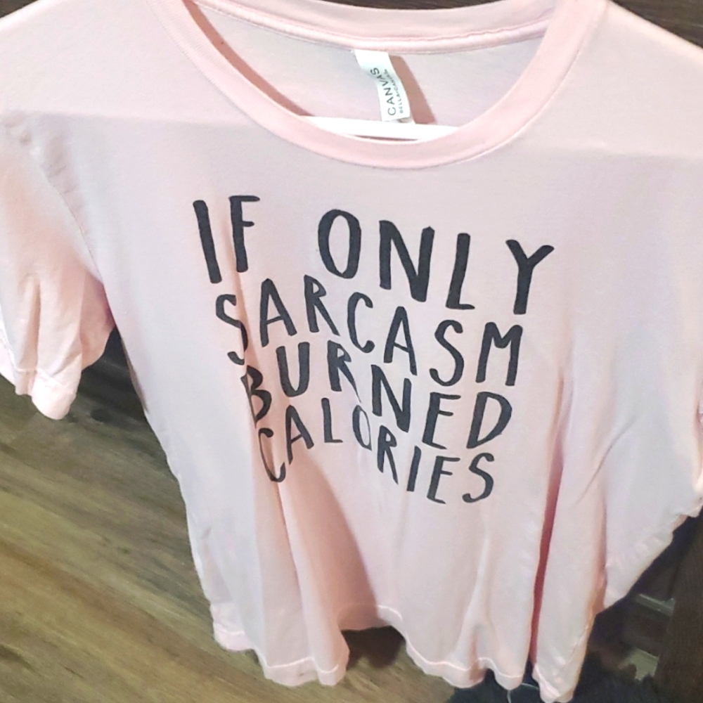 Pink short sleeve shirt